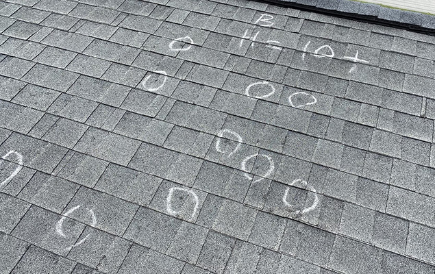 Hail Damage Roof Damage